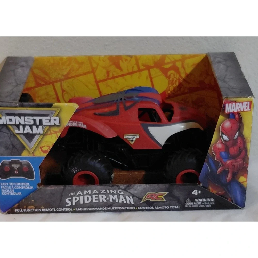 Monster Jam Marvel Amazing Spider-Man RC Monster Truck 1:24 Scale 2.4GHz